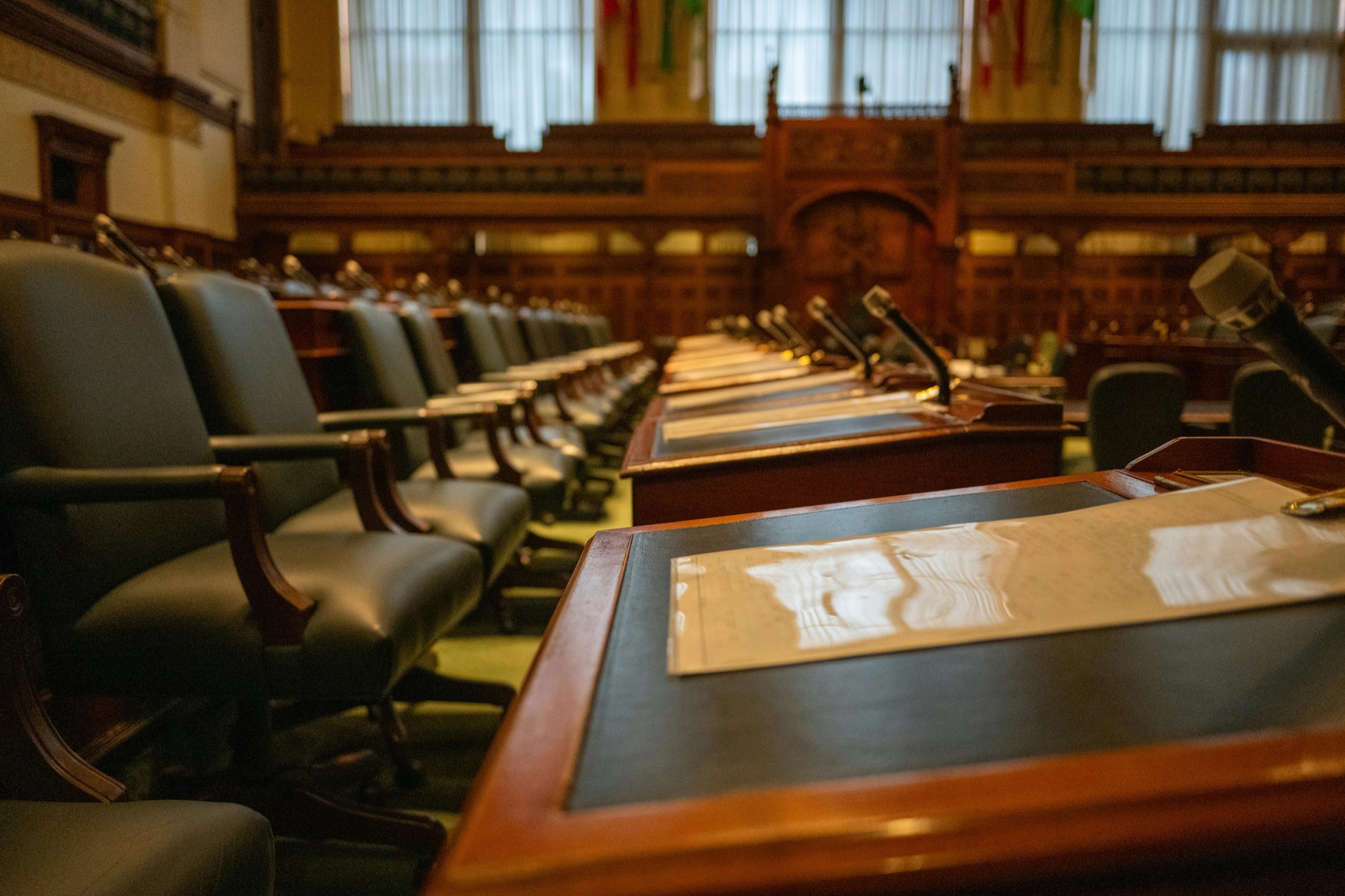 Courtroom interior